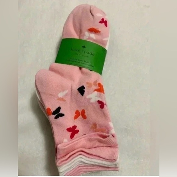KATE SPADE CREW SOCKS NEW PACK OF 10